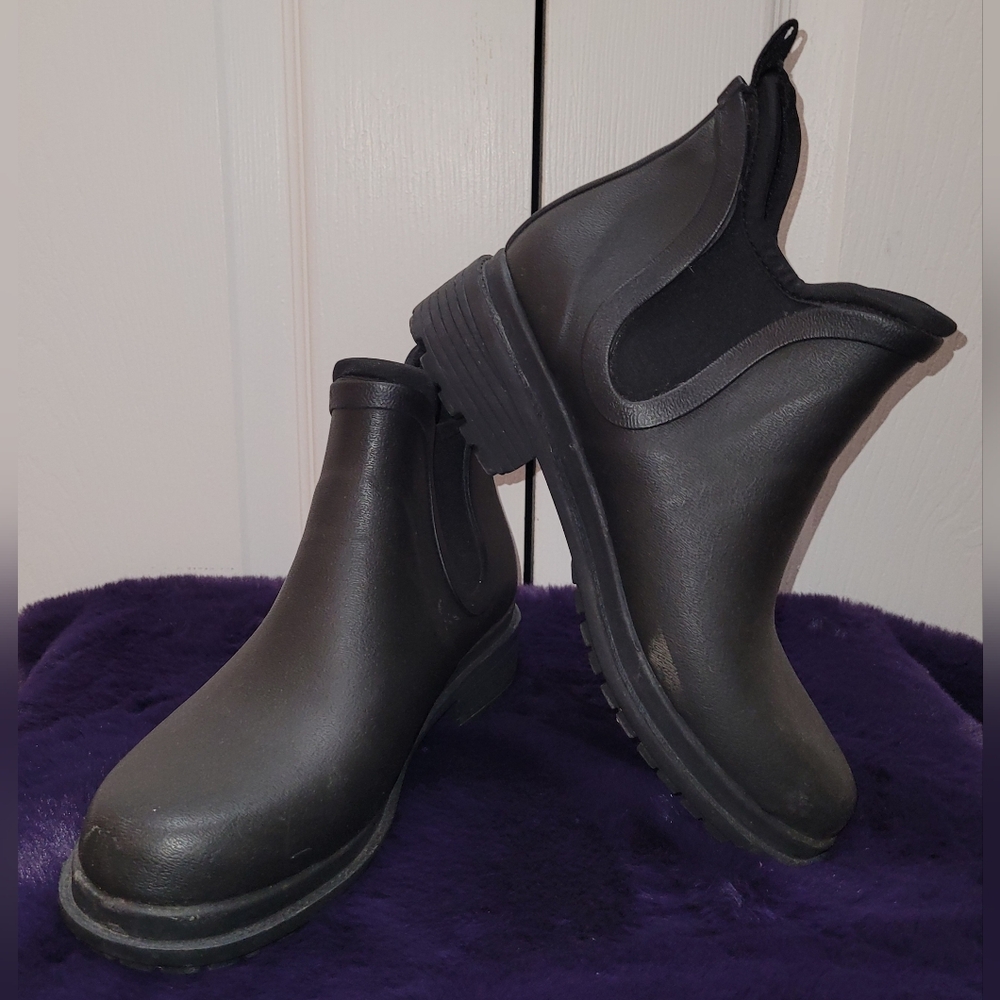 Cougar Drew Black Rubber Boots